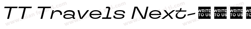 TT Travels Next字体转换